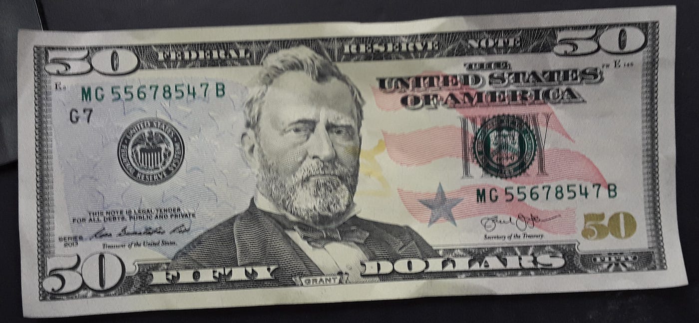 50 Dollar Bill 