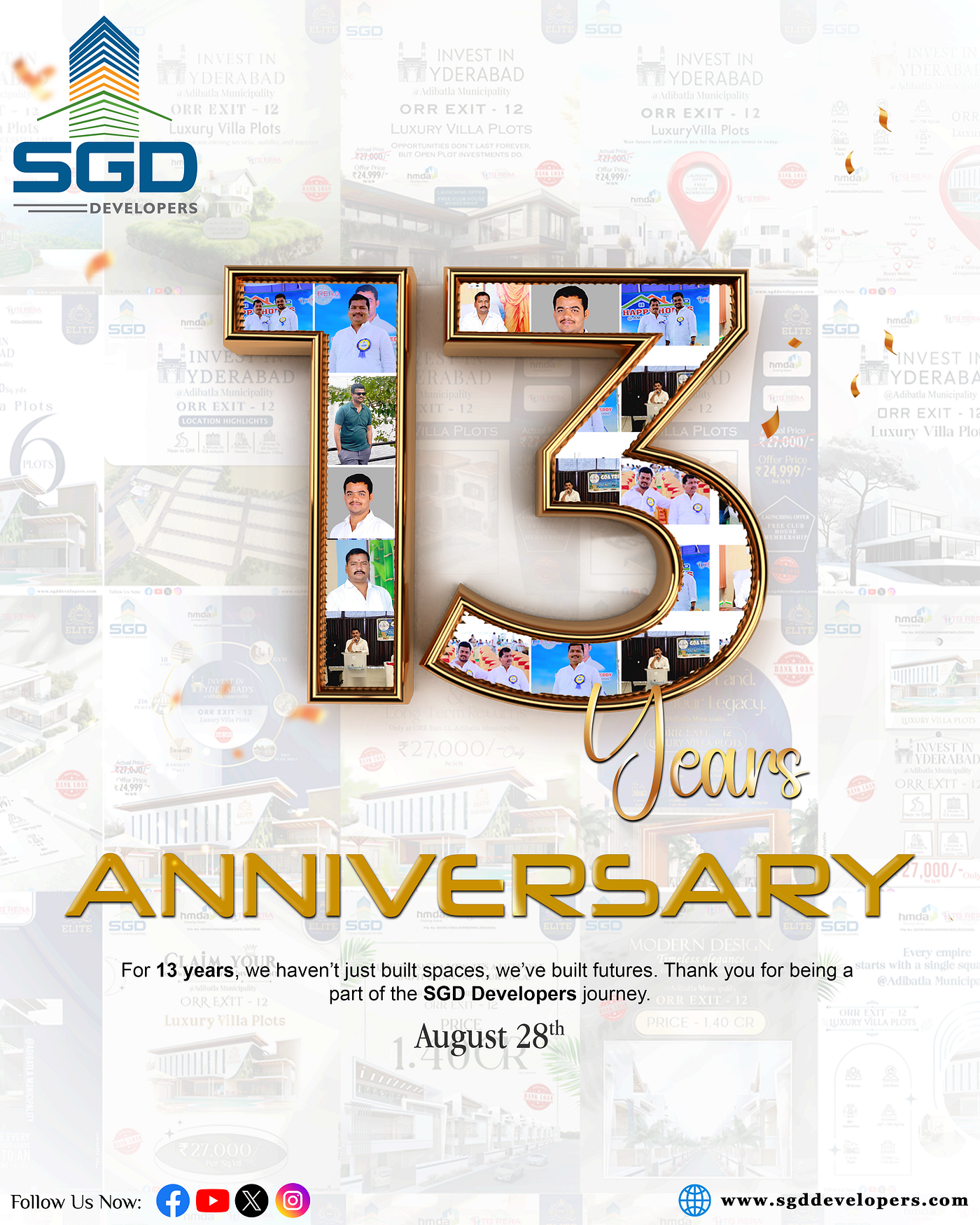 “13 Years of Trust, Growth & Futures — SGD Developers Anniversary Celebration 🎉”