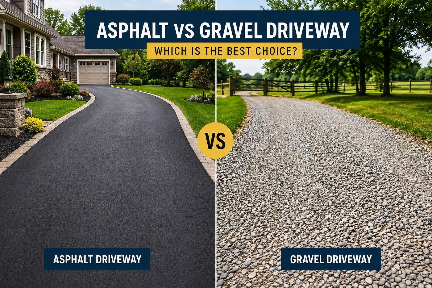Asphalt vs Gravel Driveways: Which Is the Better Investment for Your Property?