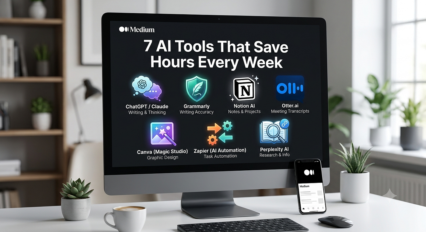 7 AI Tools That Save Hours Every Week