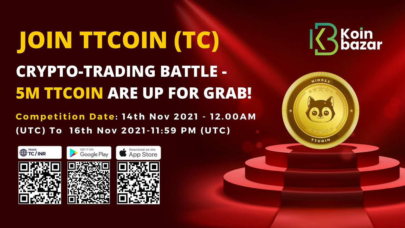JOIN TTCOIN (TC) Crypto Trading Contest — 5M TTCOIN are Up for Grab | by  Koinbx | Medium