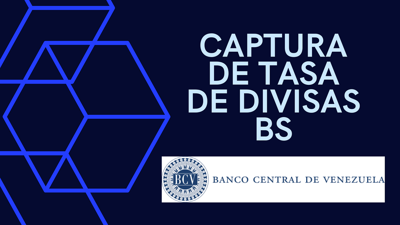 Tasa diaria de dólares del Banco Central de Venezuela y Dólar Paralelo — Python