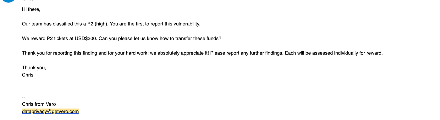 2FA Bypass via Session Fixation — High Vulnerability in Vero 300$