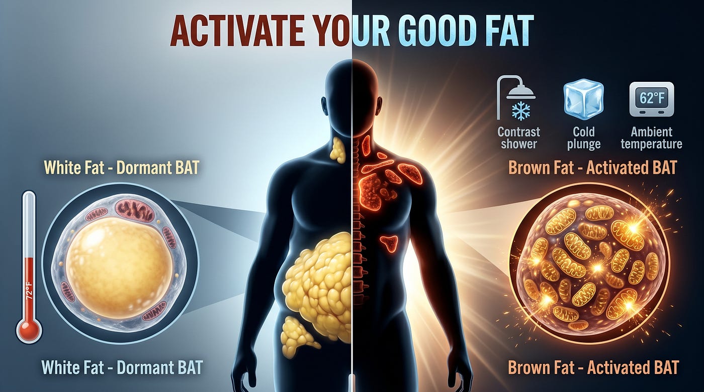 Brown Adipose Tissue (BAT): How to Activate “Good Fat” via Cold Exposure for Accelerated Weight…