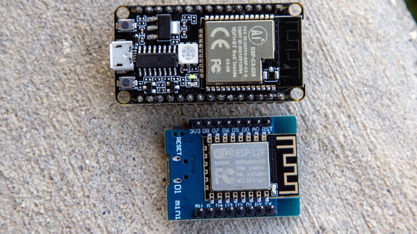Experimenting with ESP32 & ESP8266 microcontrollers, by Michael K