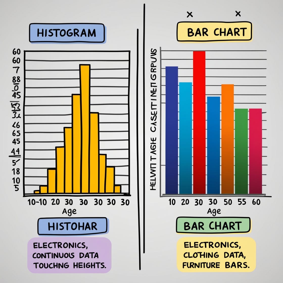 Difference Between Bar Graph And Histogram
