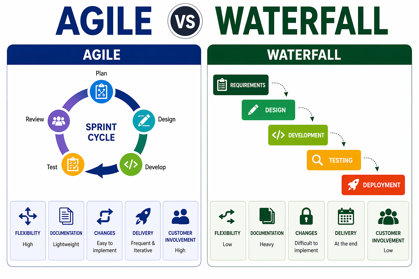 Agile vs Waterfall: What Business Analysts Should Know