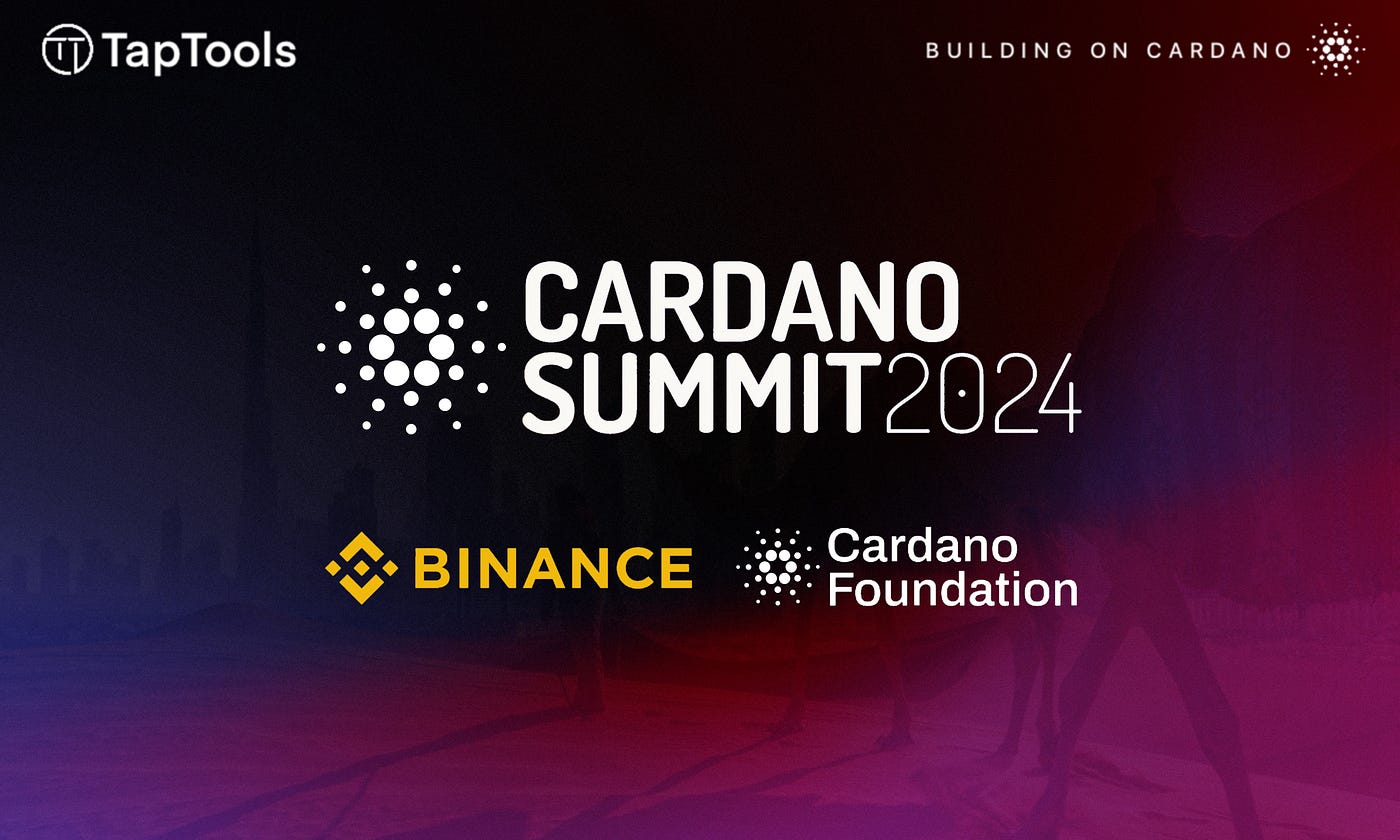 Binance to Sponsor Cardano Summit | by Tap In With TapTools | Tap In With  TapTools | Medium
