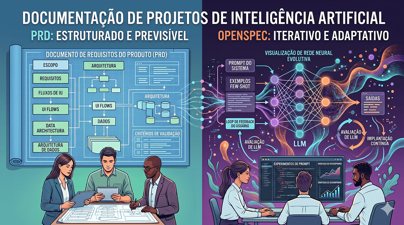 OpenSpec vs PRD em Projetos de IA: Quando Usar Cada Abordagem