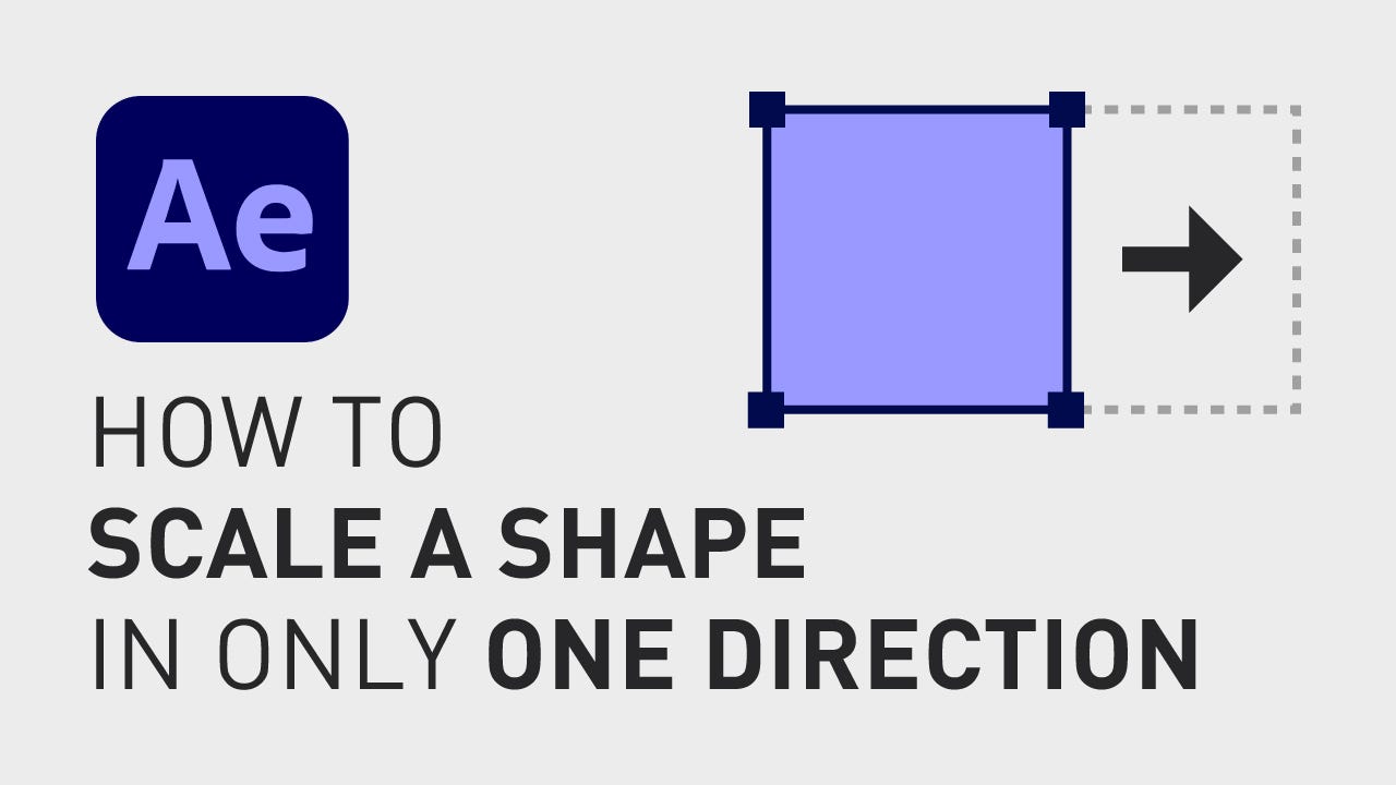 How to scale a shape in one direction in After Effects | by David Lindgren  | Medium