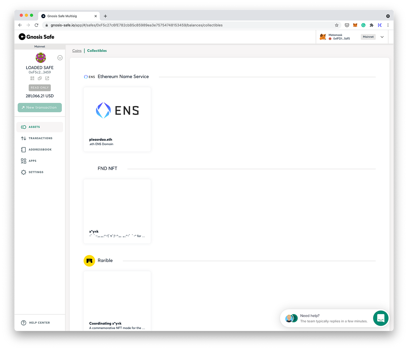 You Can Now Manage ENS Names with Gnosis Safe | by makoto_inoue | Medium