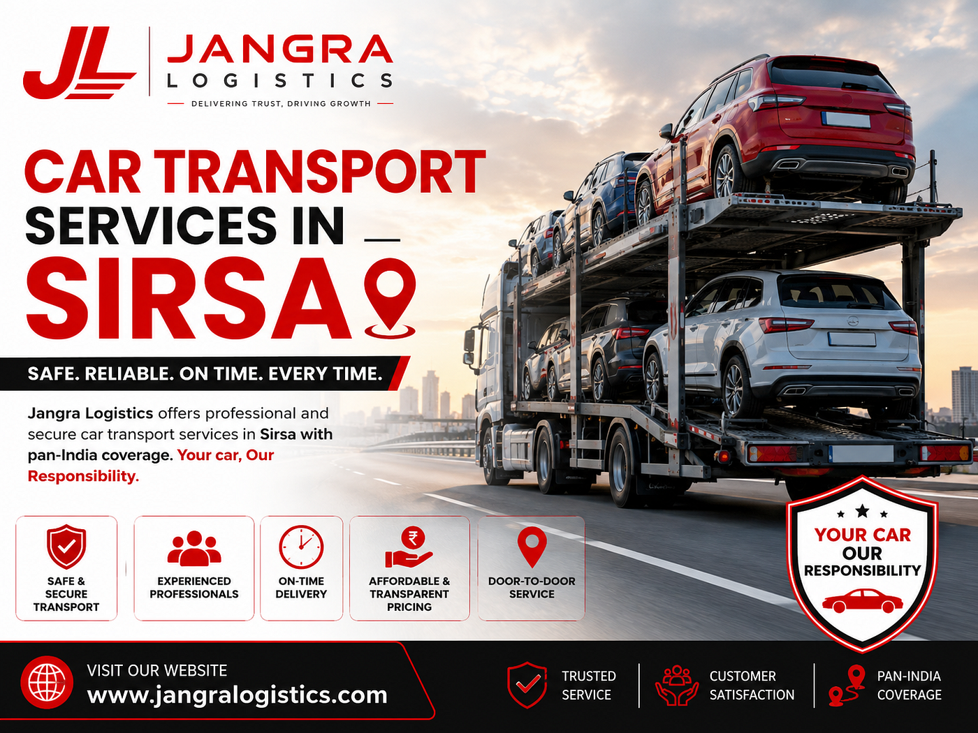 Car Transport Services in Sirsa