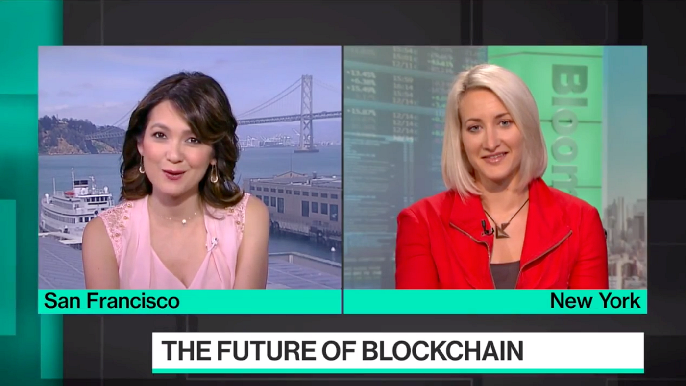 Kadena on Bloomberg TV: Monica Quaintance shares expert opinion on the  future of blockchain | by Vivienne Chen | Kadena | Medium