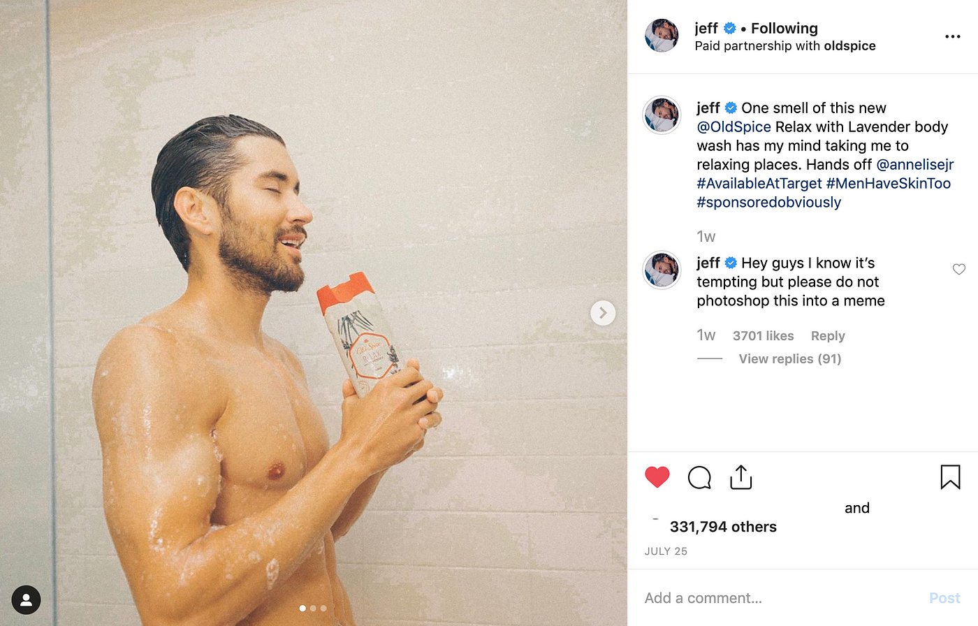 Vlog Squad's Jeff Wittek Lands Old Spice Partnership | by Alexis Thompson |  Medium