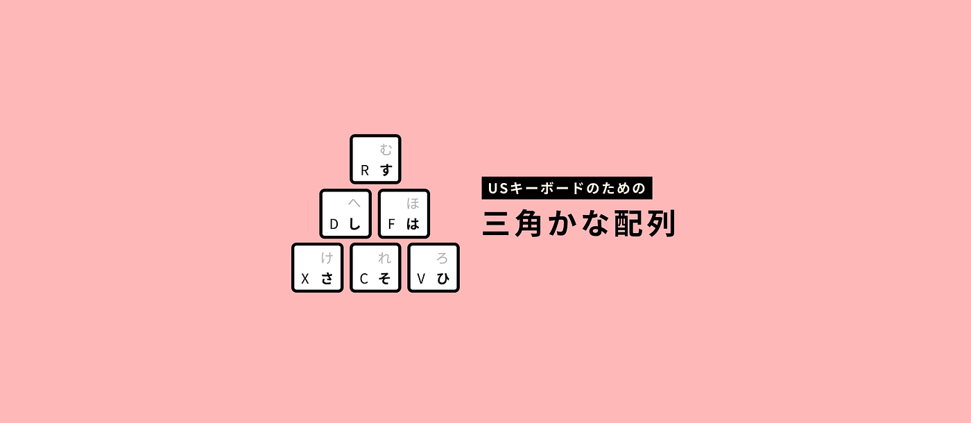 さよなら日本語キーボード. USキーボードのための「はんそく」カナ配列