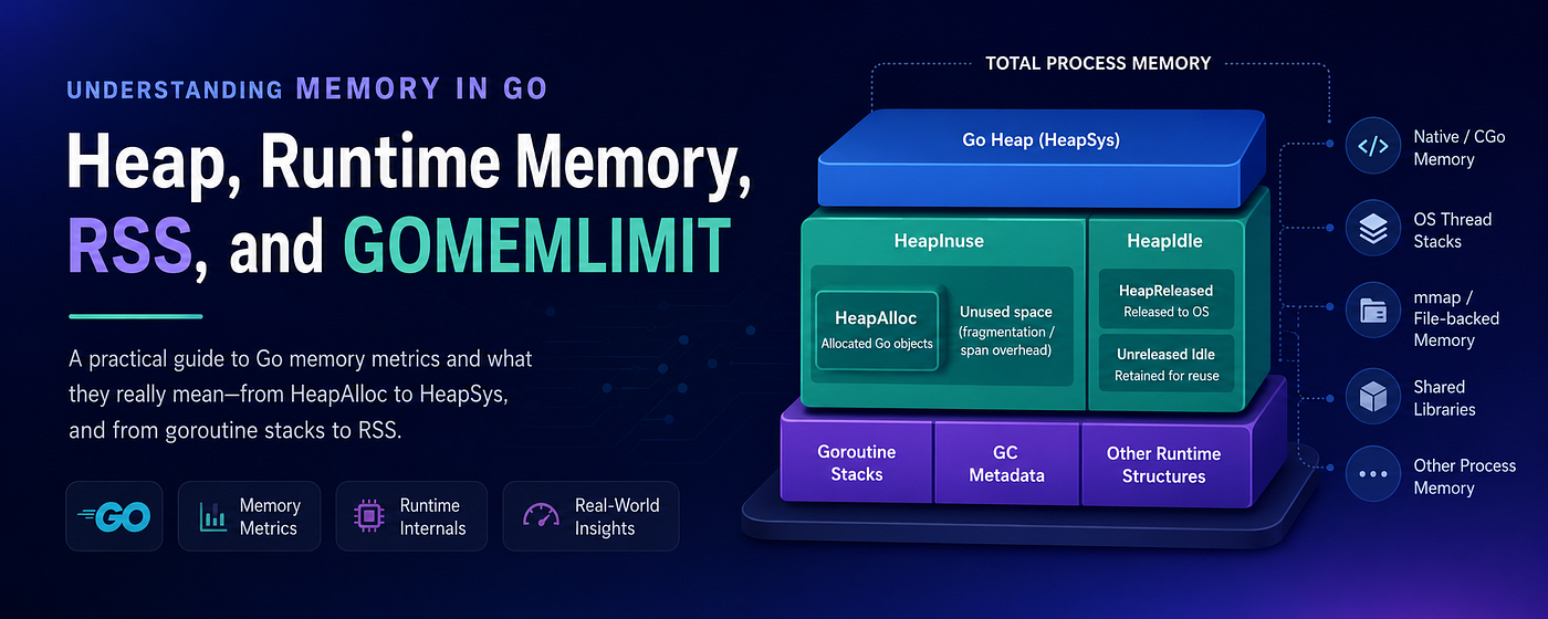 Understanding Memory in Go: Heap, Runtime Memory, RSS, and GOMEMLIMIT
