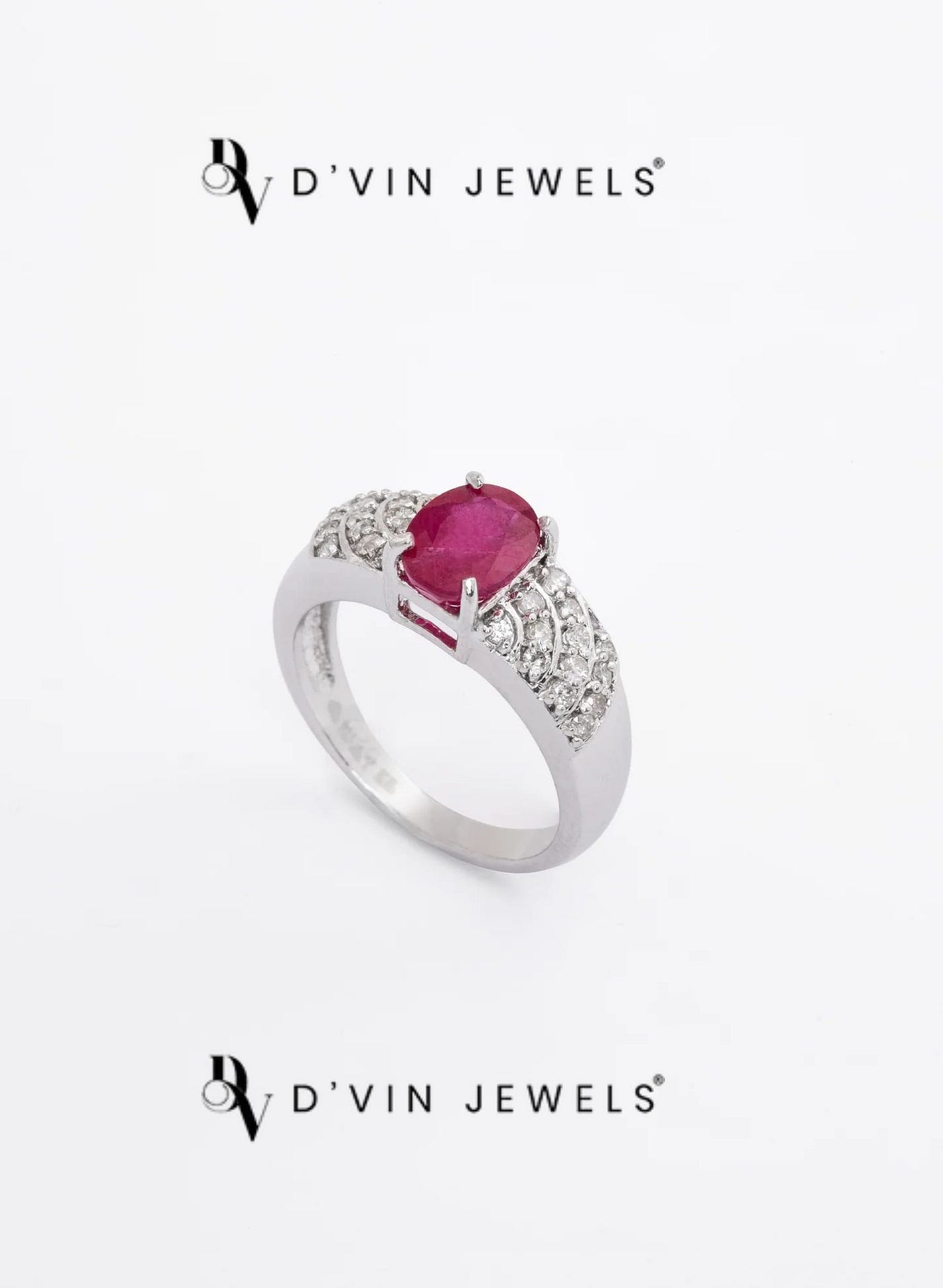 Ruby Ring Natural — Sparkling Luxury by D’VIN JEWELS