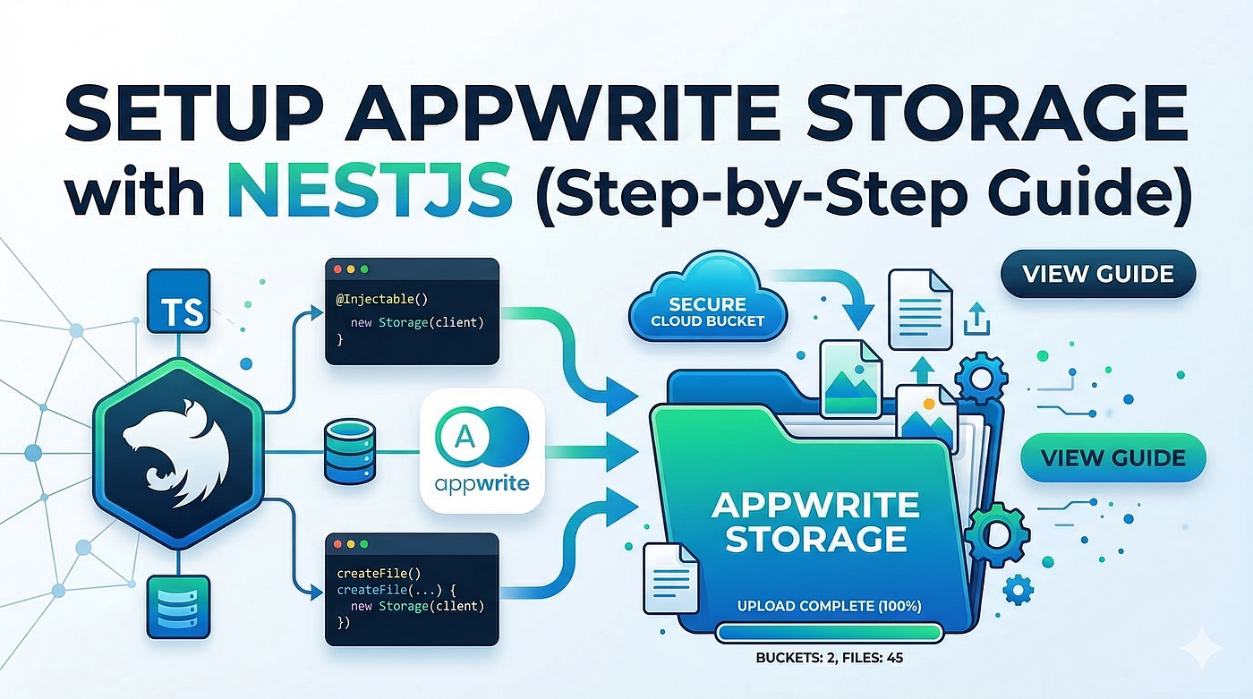 Setup Appwrite Storage with NestJS (Step-by-Step Guide)