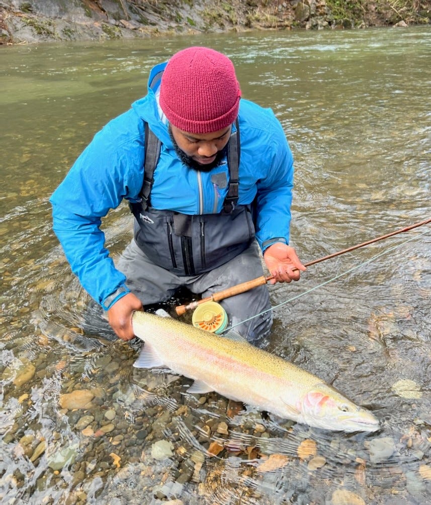 857px x 1003px - Gian Lawrence â€œThe Black Stoneflyâ€ shares his passion for fishing, hunting,  and community | by The Washington Department of Fish and Wildlife | Medium