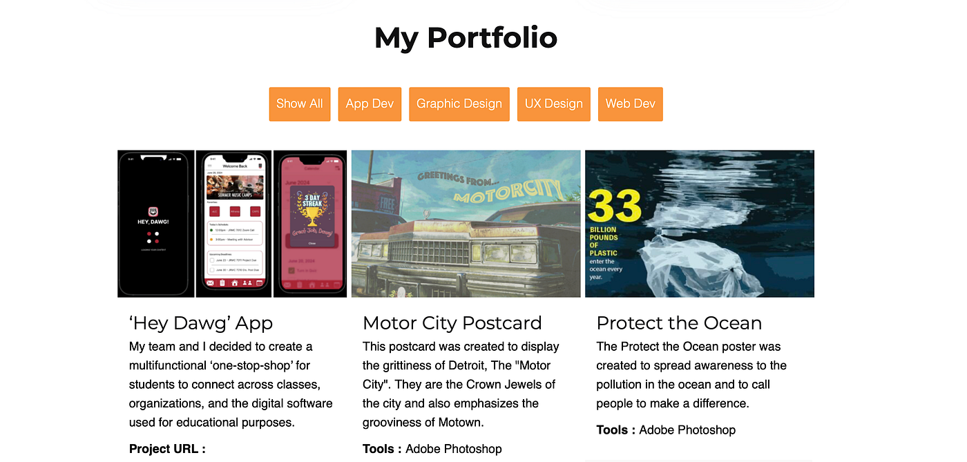 My portfolio