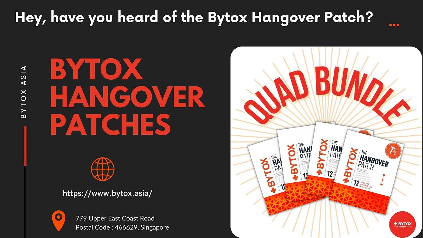 Bytox Hangover Patch - Bytoxasia - Medium