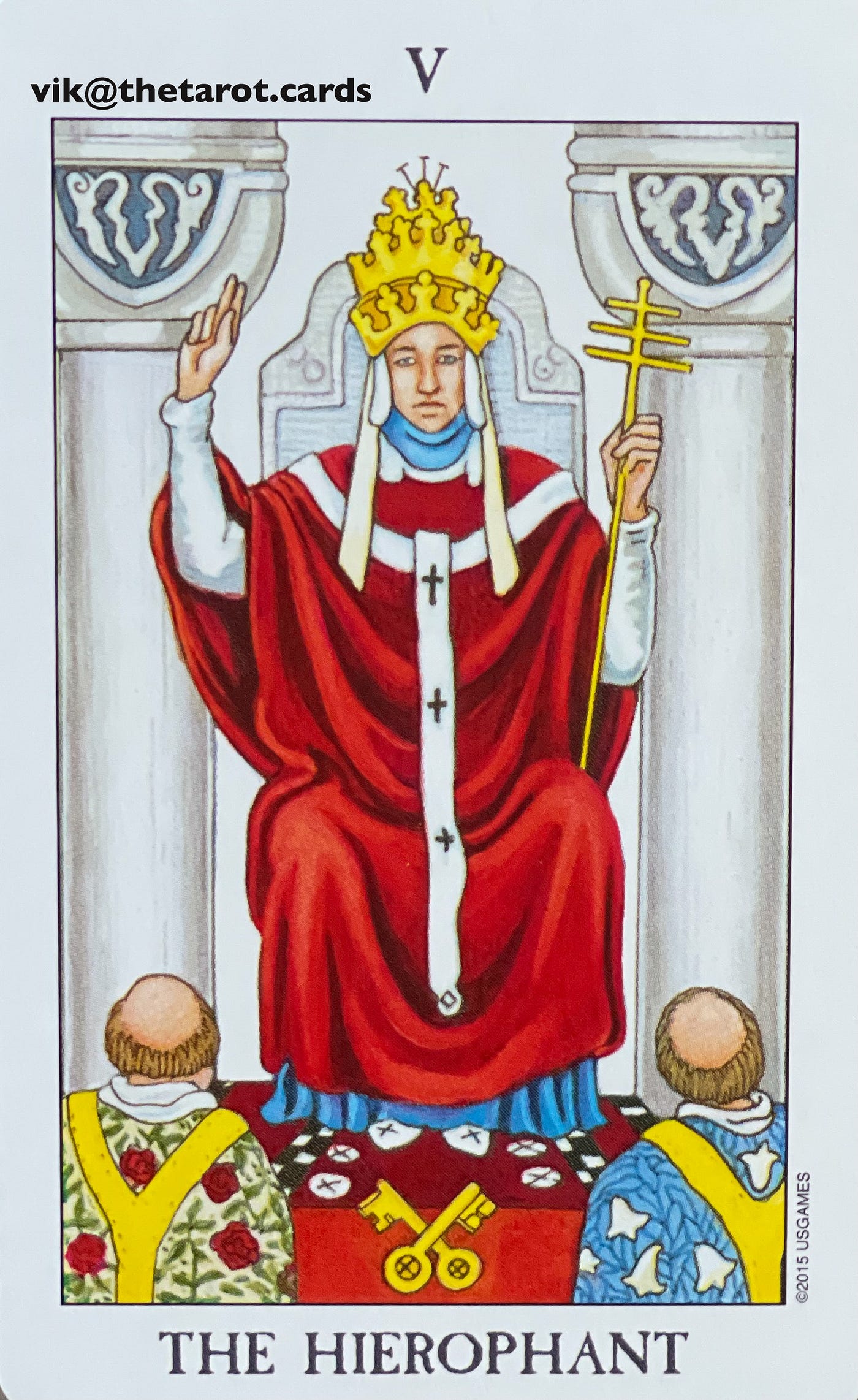 The Card of the Day: The Hierophant | by Vik Kumar | The Tarot Cards by  Guru Ji