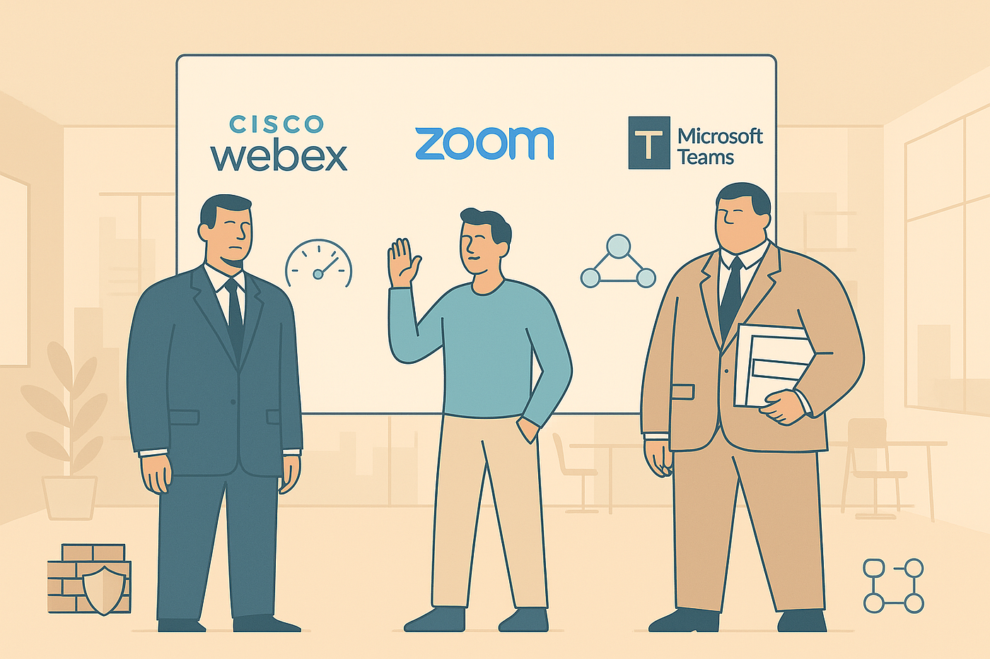 Cisco Webex, Zoom ve Microsoft Teams: Üç Dev, Bir Ekran