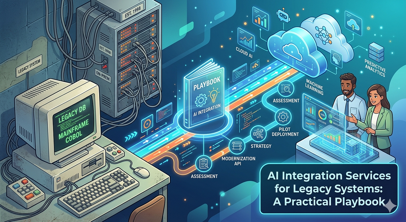 AI Integration Services for Legacy Systems: A Practical Playbook
