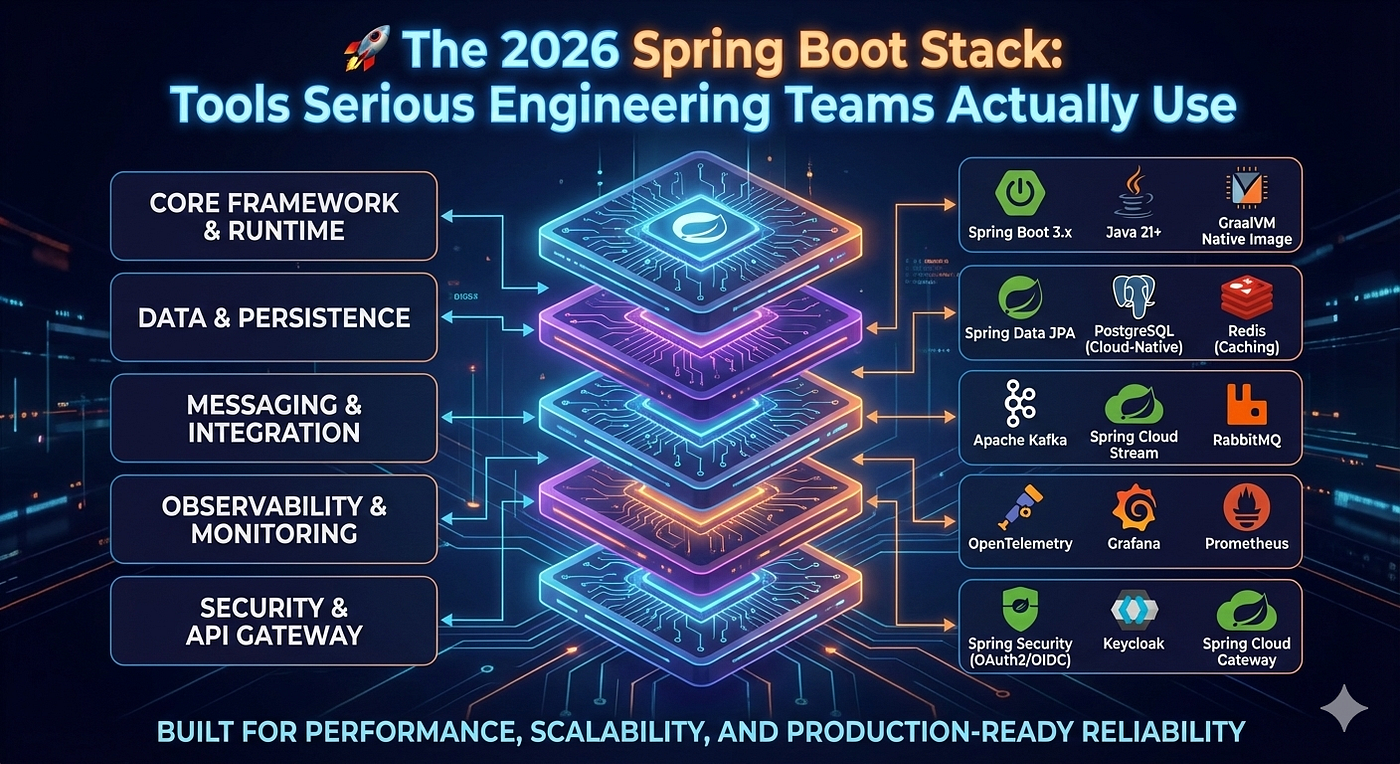 🚀 The 2026 Spring Boot Stack: Tools Serious Engineering Teams Actually Use