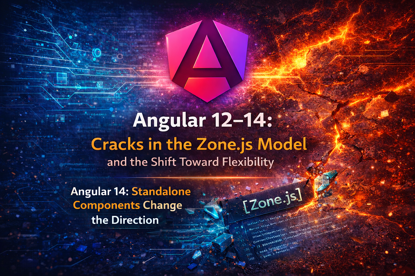 Angular 12–14: Cracks in the Zone.js Model and the Shift Toward Flexibility