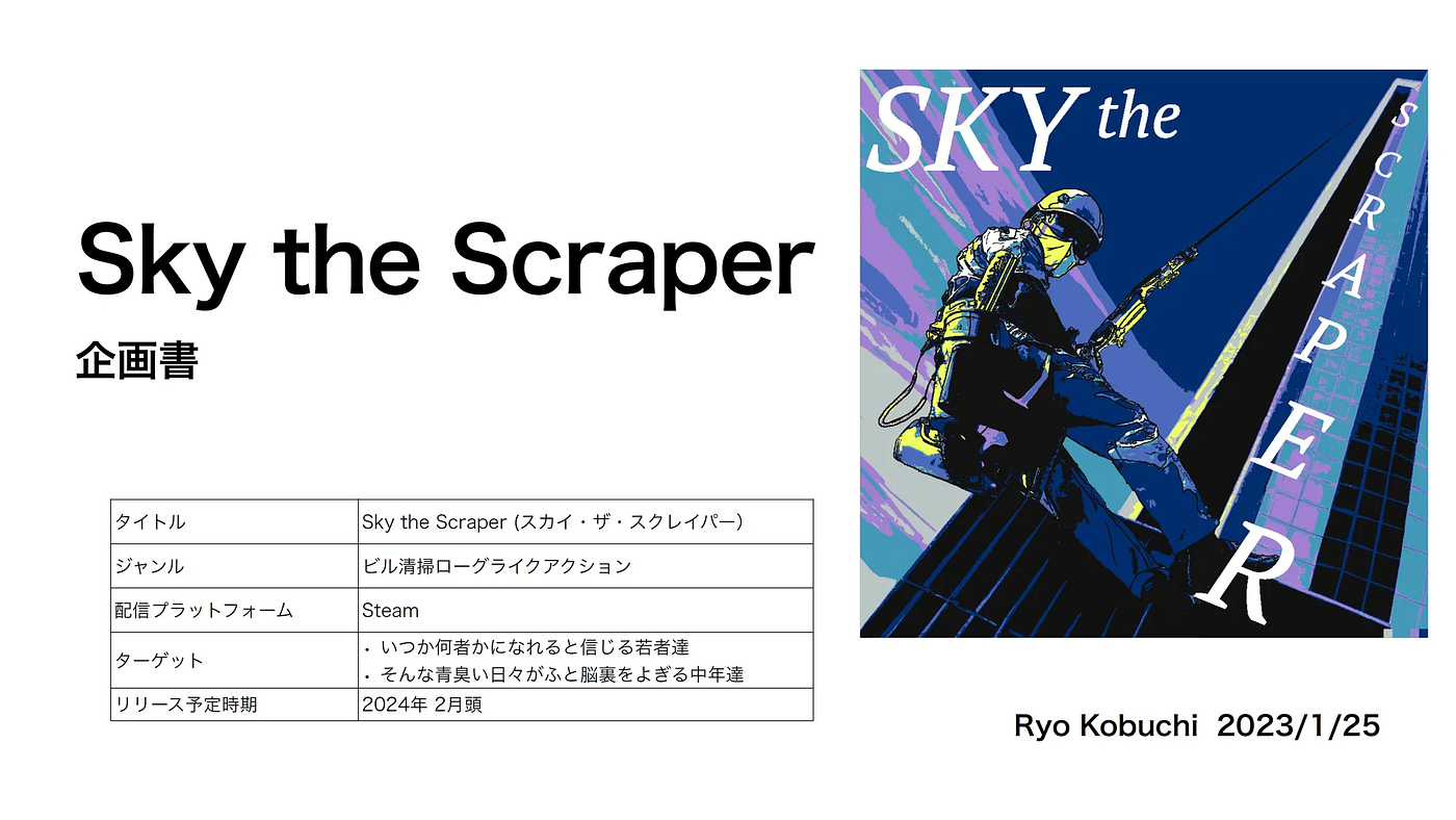 SKY THE SCRAPER - Ilustrasi game indie tentang melarikan diri dari dewasa