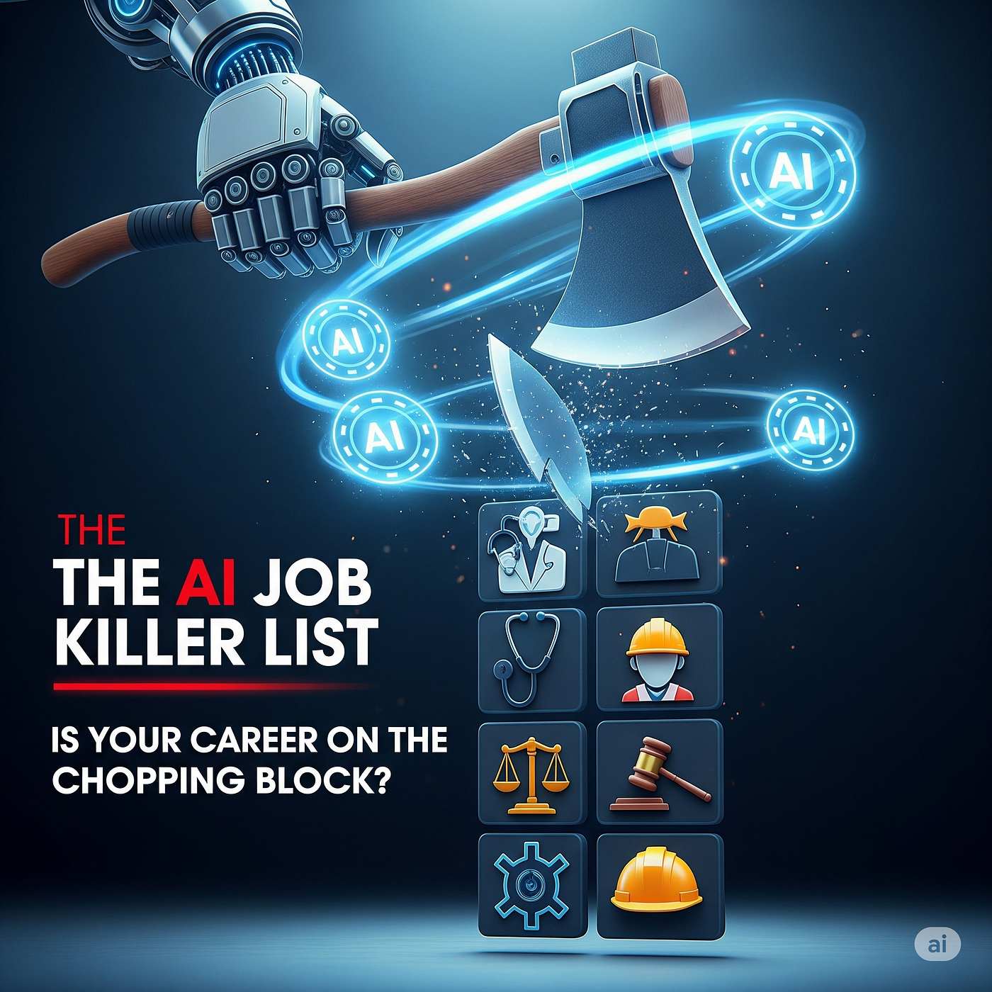 The AI Job Killer List: Is Your Career on the Chopping Block? | by Yatin |  Plan. Architect. Automate | Medium