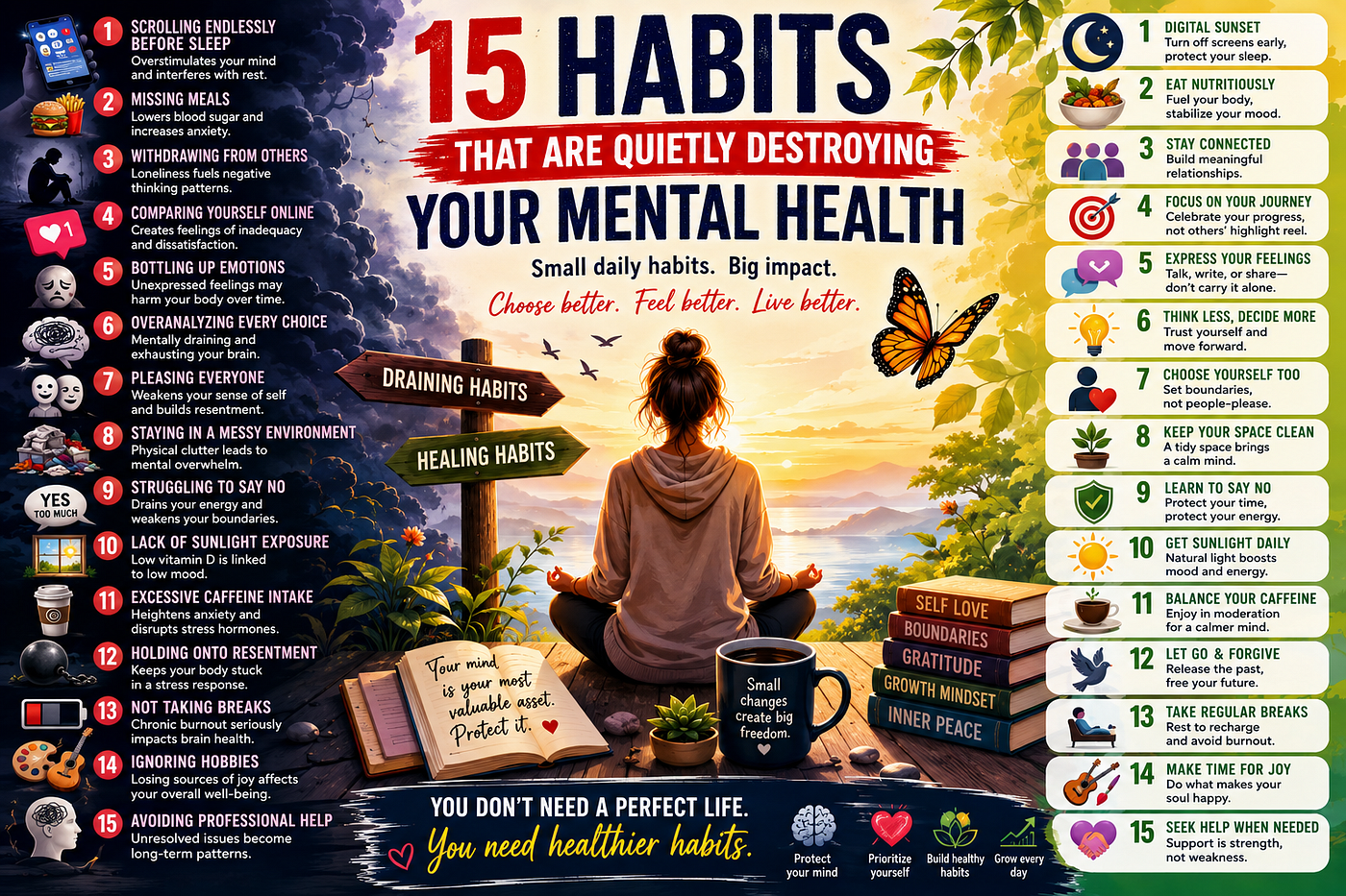 Habits That Are Quietly Destroying Your Mental Health (And How to Reclaim Your Peace)