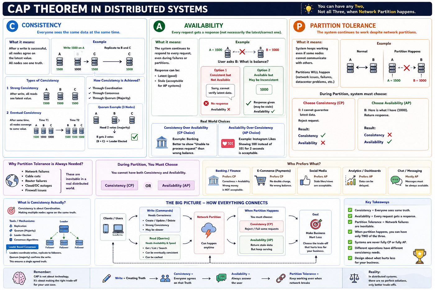 Understanding CAP Theorem: Why Distributed Systems Cannot Have Everything