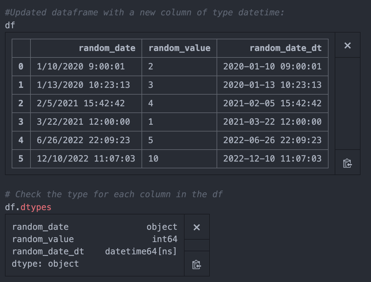 Basics of datetime values in Pandas | by Ria Thomas | Medium