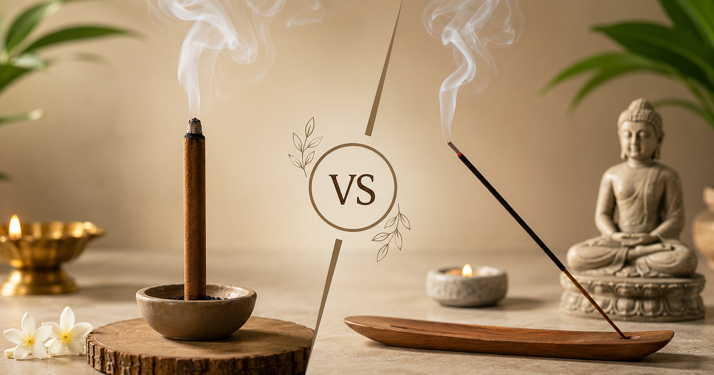 Dhoop Sticks vs Incense Sticks: Which One Is Better for Your Home?