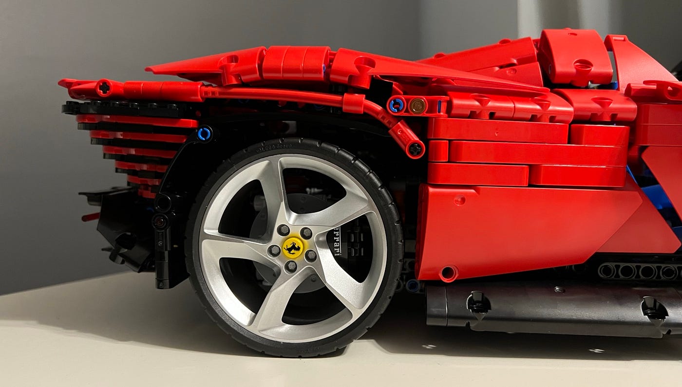 The Ferrari Daytona Is A Beautiful Beast!, by Attila Vágó, Bricks n'  Brackets