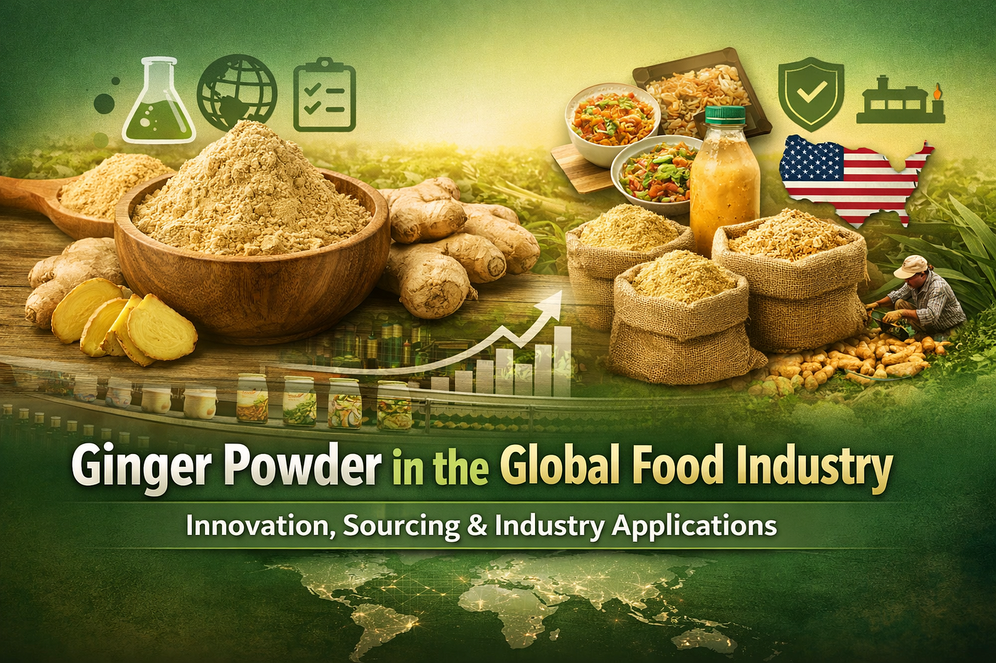 Ginger Powder in the Global Food Industry: From Innovation to Bulk Sourcing Strategies