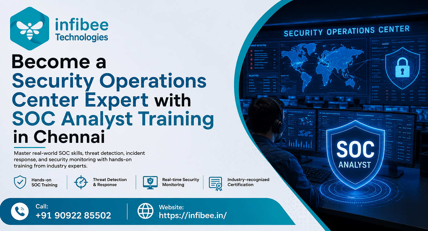 Become a Security Operations Center Expert with SOC Analyst Training in Chennai