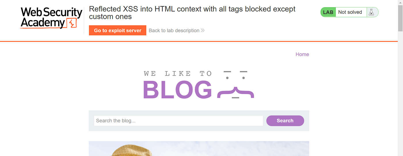 Exploiting XSS - Injecting into Tag Attributes - PortSwigger