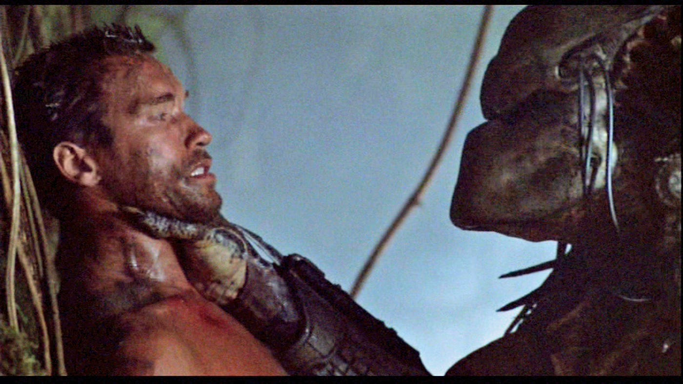 Alstyle Arnold Schwarzenegger Predator Do It Do It Now Alien Movie Fan T-Shirt
