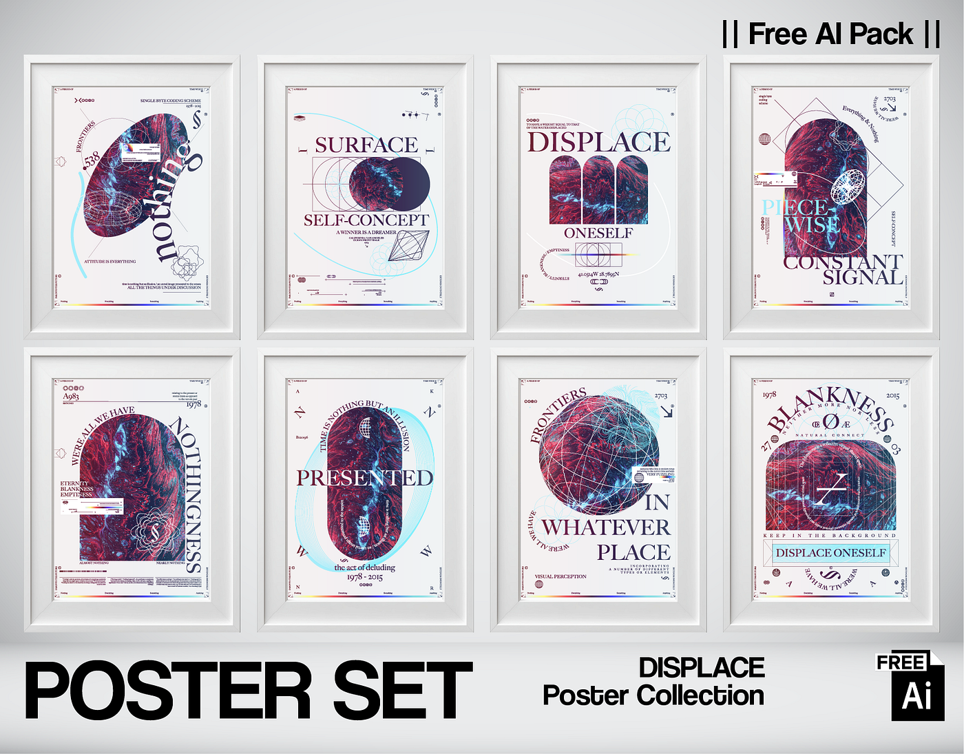 Designing DISPLACE: A Collection of Experimental Typography Posters