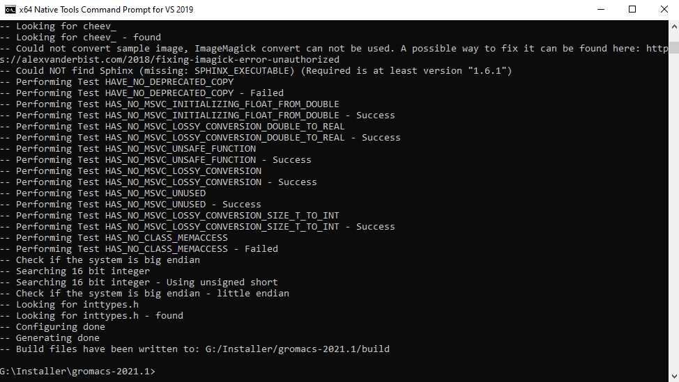 Compiling and running GROMACS natively on Windows | by Shoubhik R Maiti |  CodeX | Medium