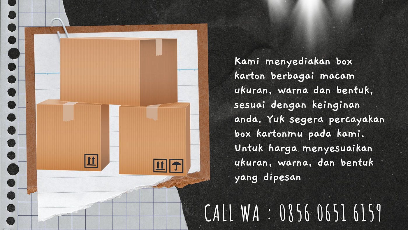 CALL WA : 085606516159 | Carton Boxes Packaging