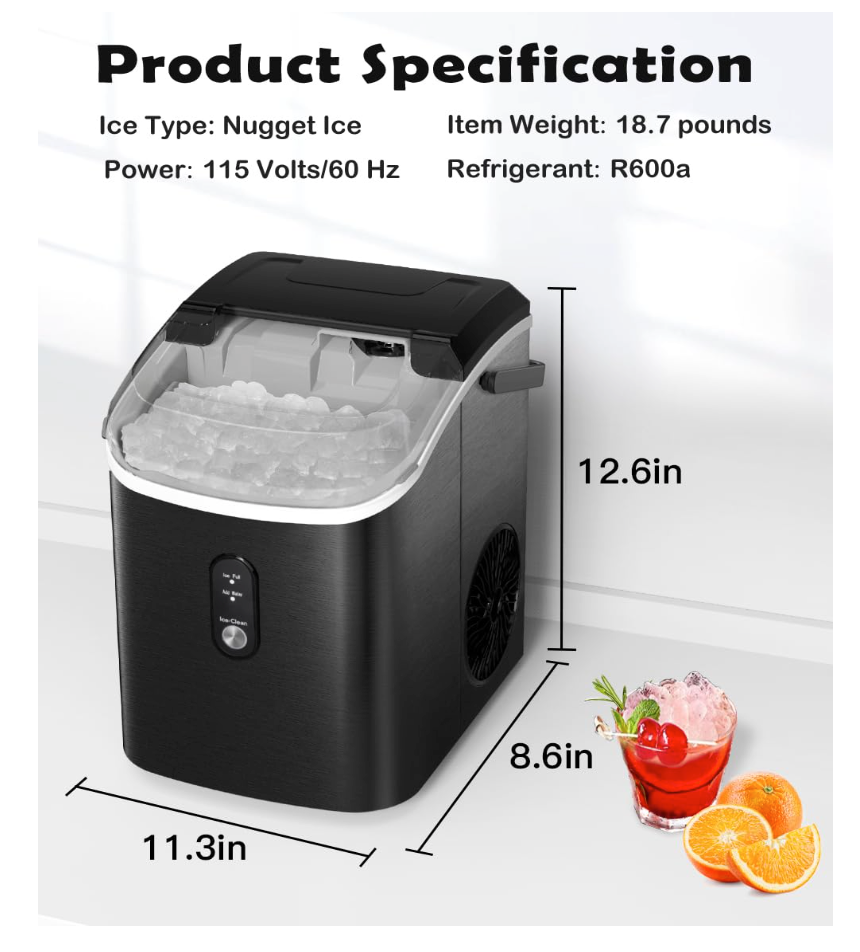 COWSAR Nugget Ice Maker Countertop: The Ultimate Chewable Pebble Ice  Solution, by Osama Salsapeel, Dec, 2023