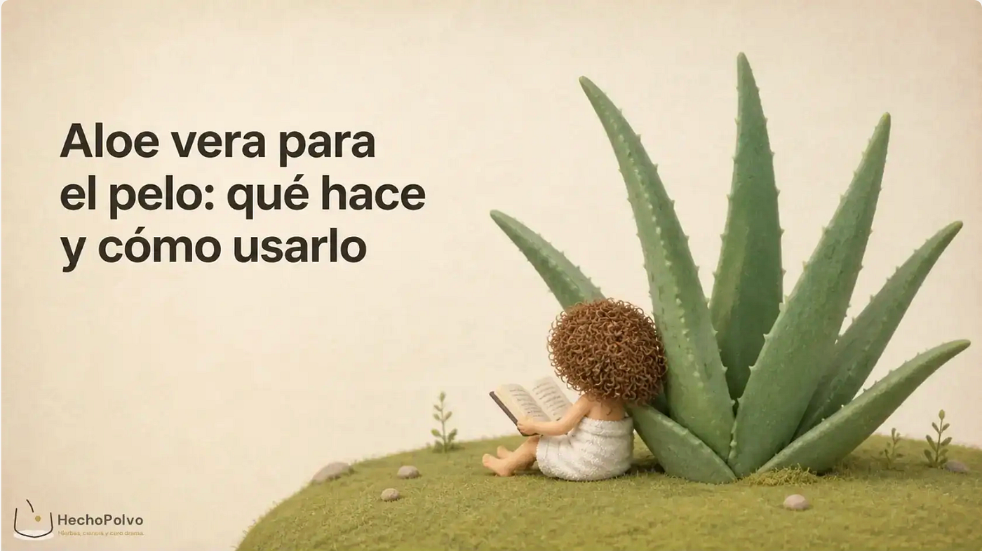 Aloe vera para el pelo: qué hace, qué no hace y cómo usarlo