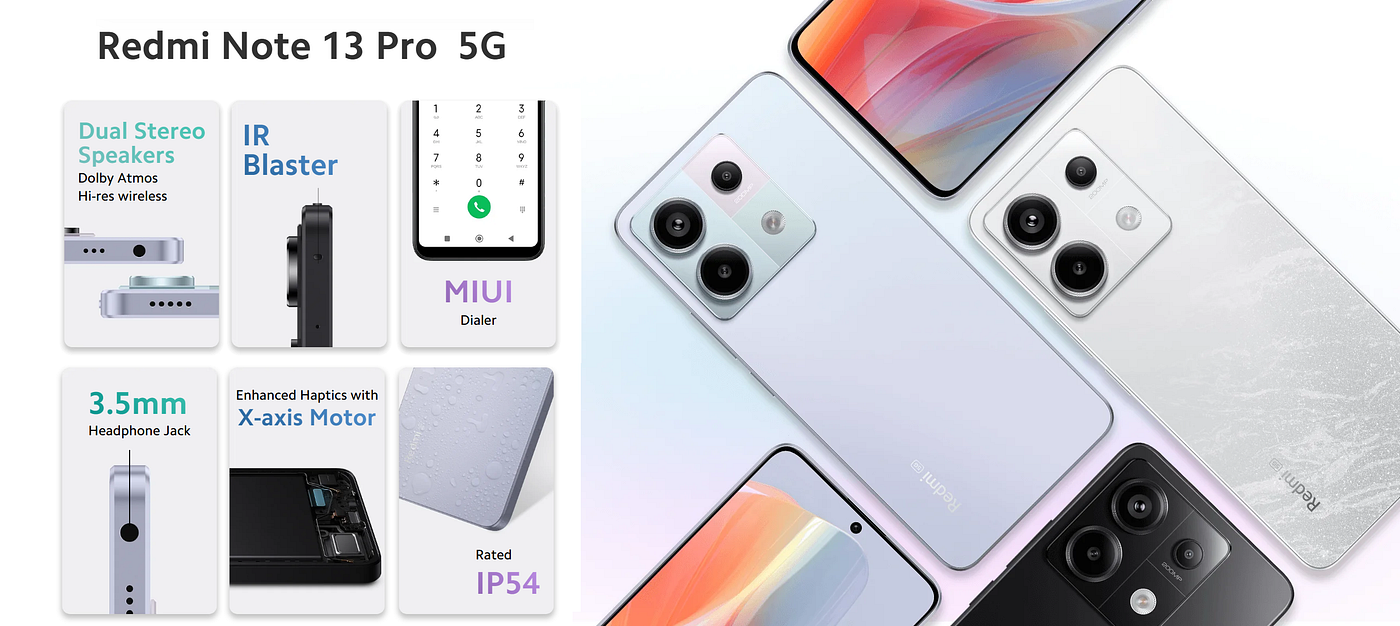 Redmi Note 13 Pro 5G: Xiaomi's Latest Mid-Range Offering with Impressive  Specifications and Competitive Price, by Gadget Insight, Jan, 2024
