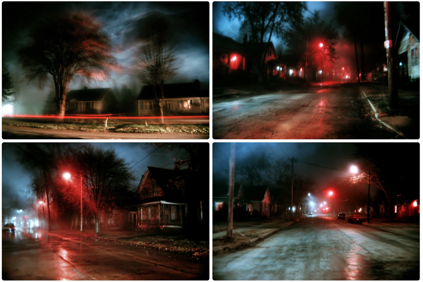 a paranormal image grid made with SREF ID: 1001520222 — created by the author in the Midjourney v8.2 preview