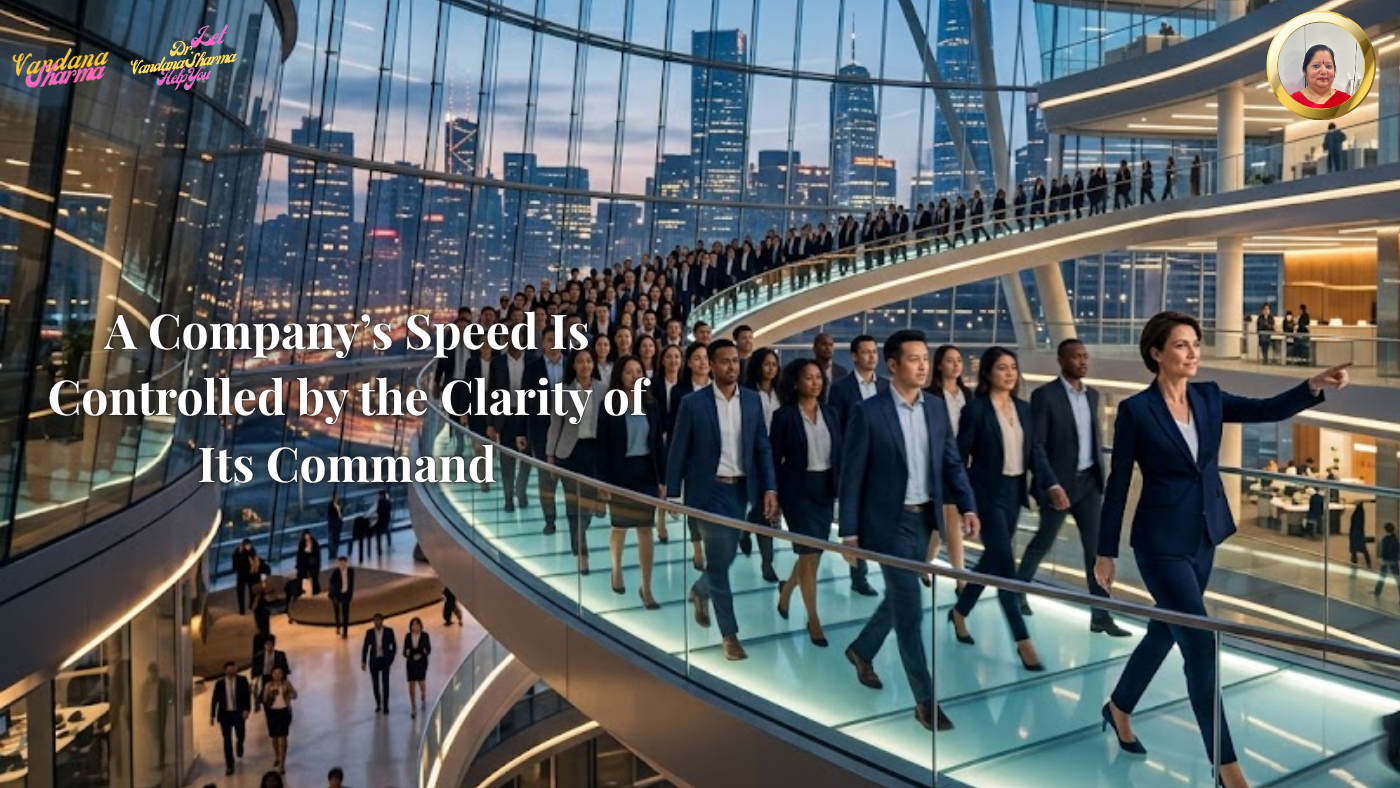 A Company’s Speed Is Controlled by the Clarity of Its Command