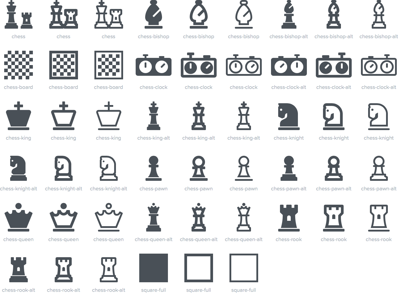 Chess Icon  Font Awesome